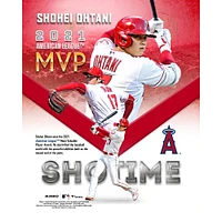 Collage de Shohei Ohtani, MVP non signé la Ligue américaine 2021 des Los Angeles Angels