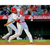 Taylor Ward Los Angeles Angels Unsigned Hits a Grand Slam Home Run Photograph