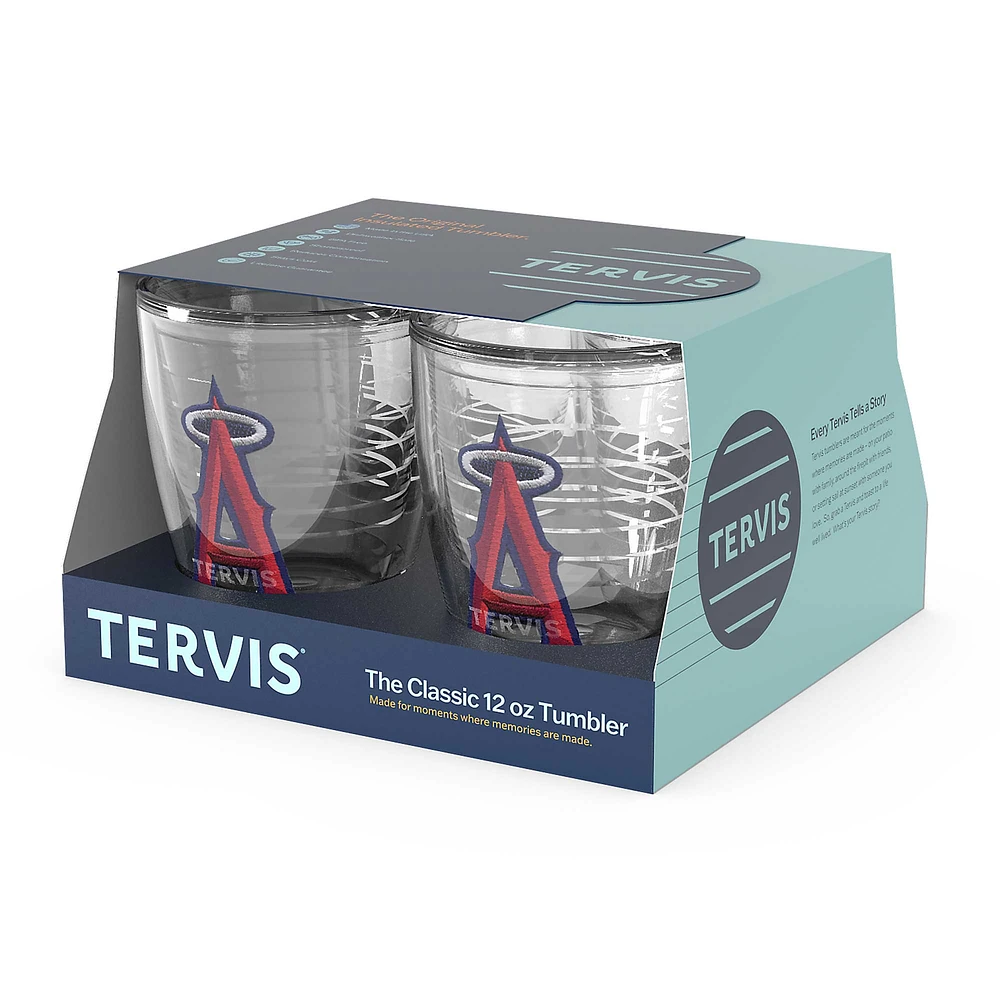 Tervis Los Angeles Angels paquet de quatre 12oz. Ensemble de gobelets emblème