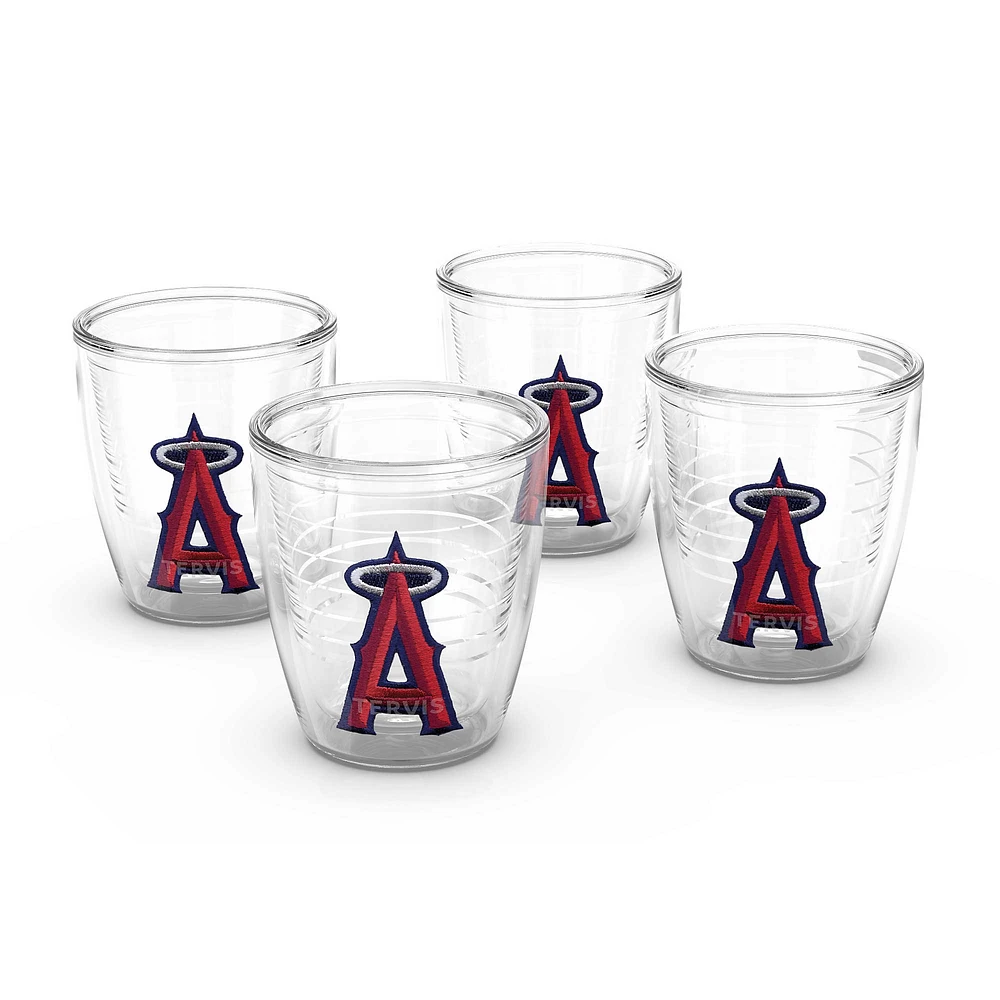 Tervis Los Angeles Angels paquet de quatre 12oz. Ensemble de gobelets emblème