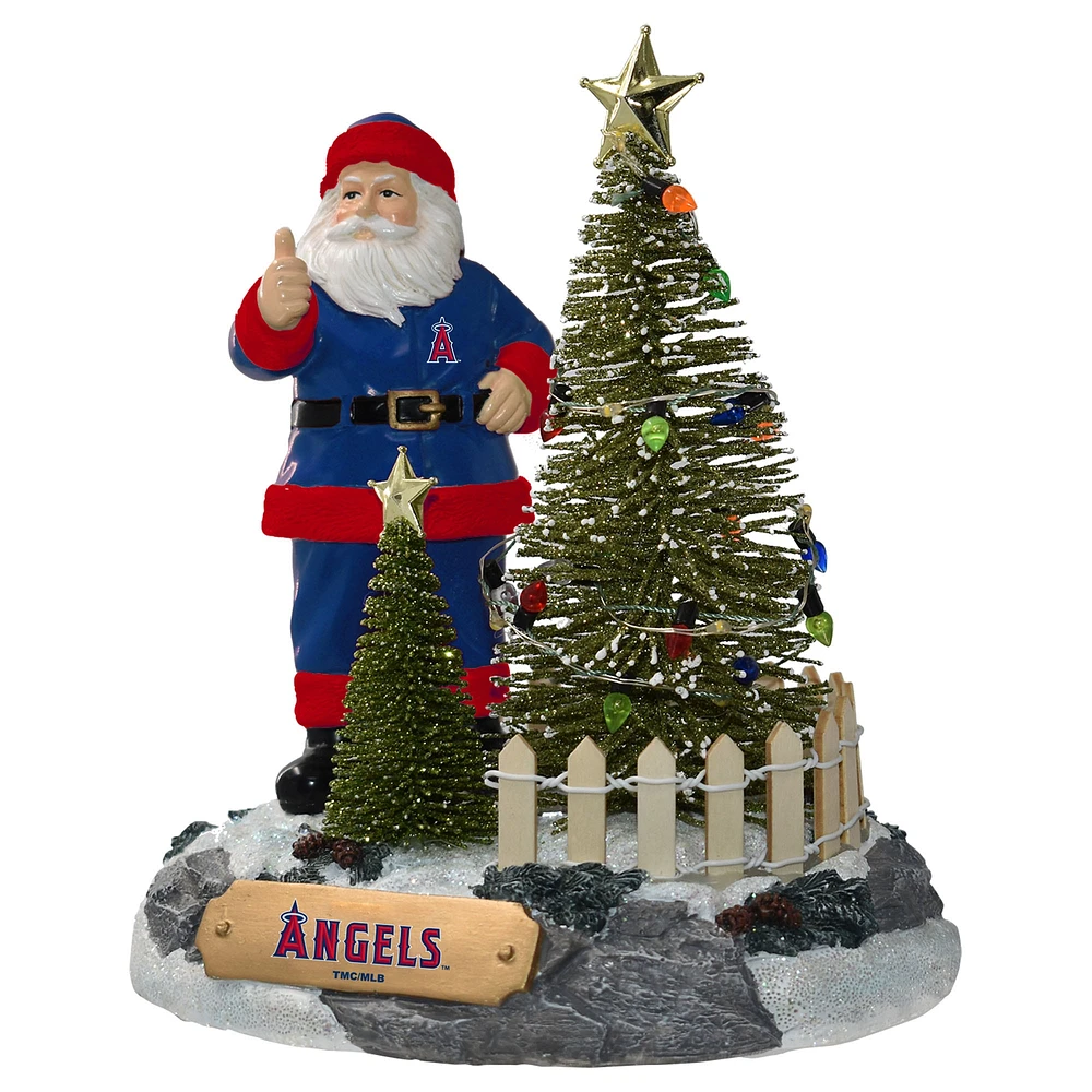 Figurine Père Noël Los Angeles Angels de The Memory Company avec arbre à LED