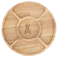 The Memory Company Los Angeles Angels Wood Chip & Dip Serving Tray