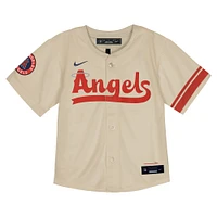 Toddler Nike  Natural Los Angeles Angels City Connect Team Limited Jersey