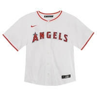 Maillot de match Nike Mike Trout des Los Angeles Angels pour tout-petit, blanc