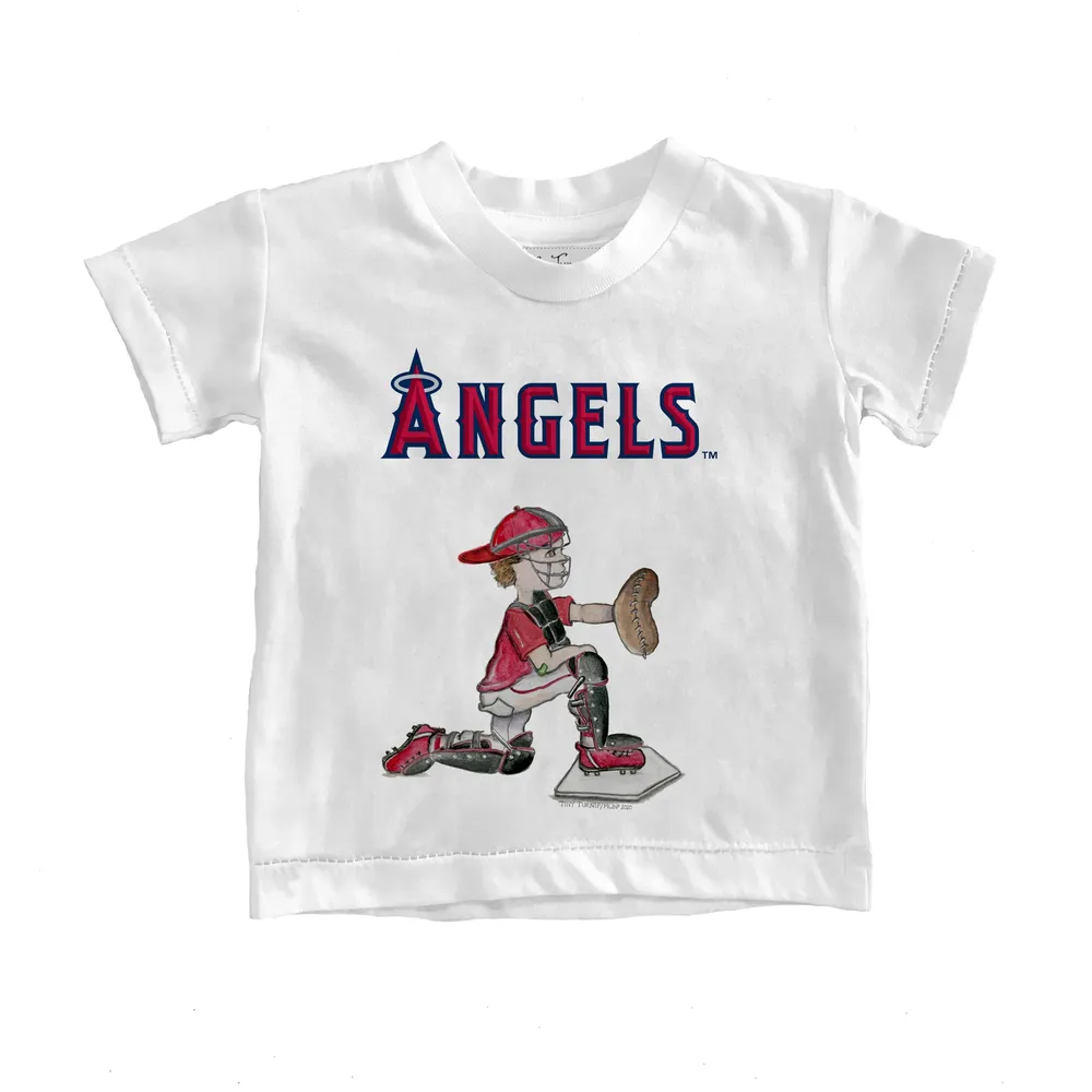 Lids Los Angeles Angels Tiny Turnip Toddler Caleb the Catcher T