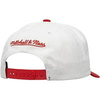 Unisex Mitchell & Ness  White Los Angeles Angels Basic Coop Pro Adjustable Hat