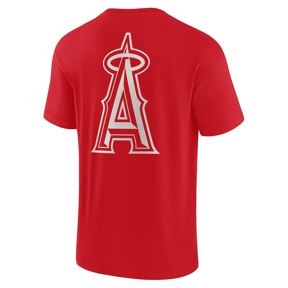 T-shirt unisexe Fanatics rouge Los Angeles Angels Elements super doux à manches courtes