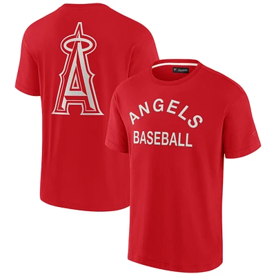 T-shirt unisexe Fanatics rouge Los Angeles Angels Elements super doux à manches courtes