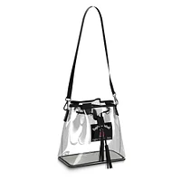 WEAR by Erin Andrews Los Angeles Angels Clear Stadium Bucket Purse