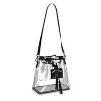 WEAR by Erin Andrews Los Angeles Angels Clear Stadium Bucket Purse