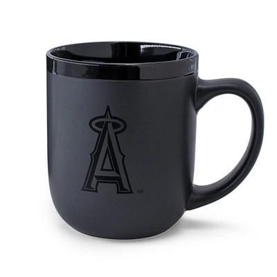 WinCraft Los Angeles Angels 17 oz. Tasse noire ton sur ton