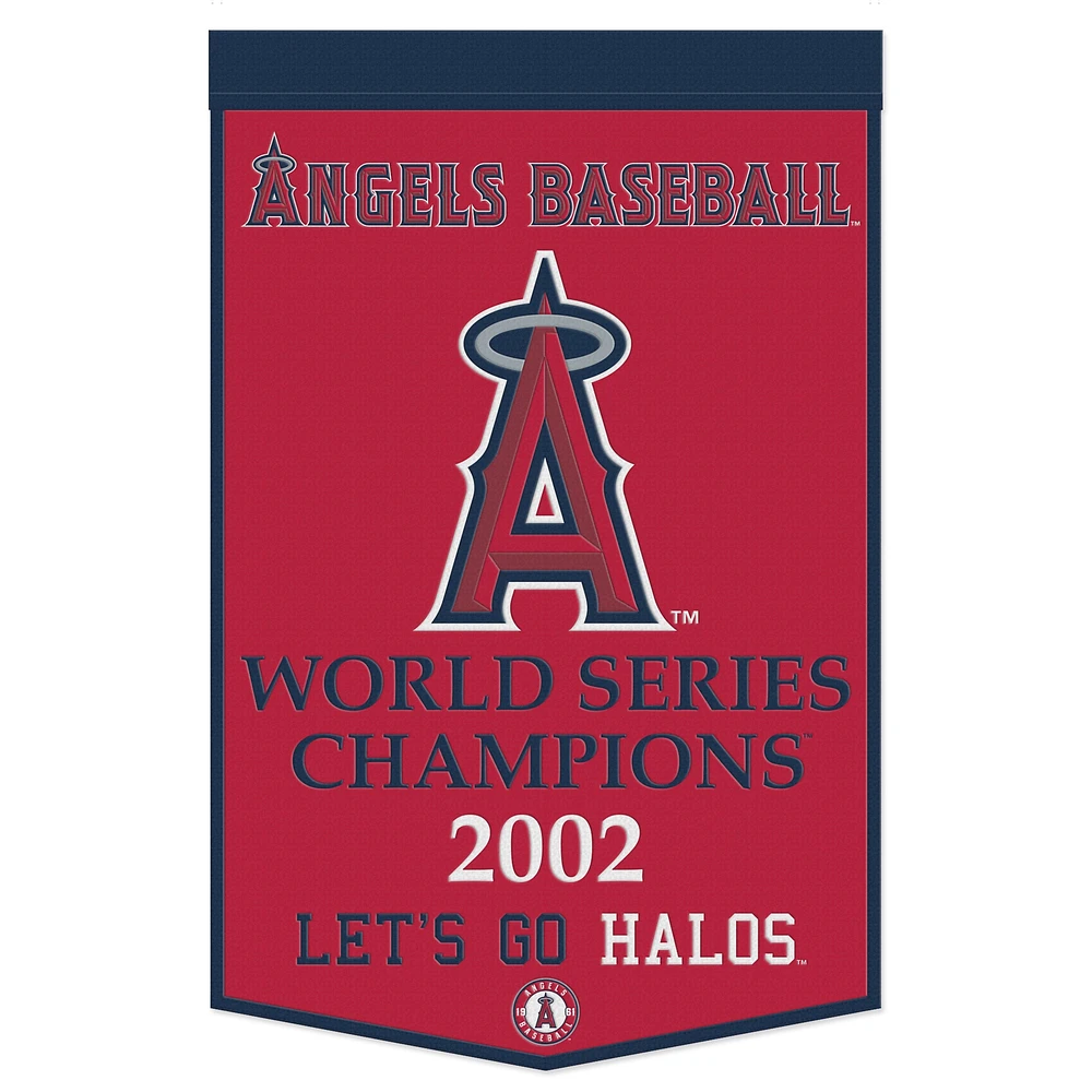 Bannière de championnat WinCraft Los Angeles Angels 24" x 38"