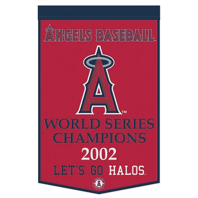 Bannière de championnat WinCraft Los Angeles Angels 24" x 38"