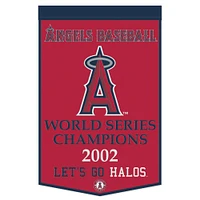 Bannière de championnat WinCraft Los Angeles Angels 24" x 38"