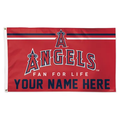 Los Angeles Angels WinCraft 3' x 5' One-Sided Deluxe Personalized Flag