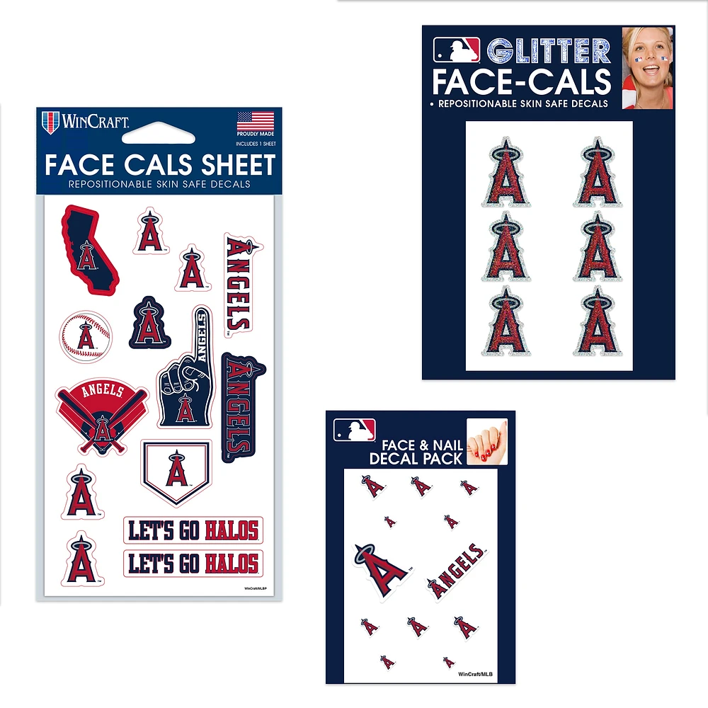 WinCraft Los Angeles Angels 4" x 7" Waterless Tattoos Set