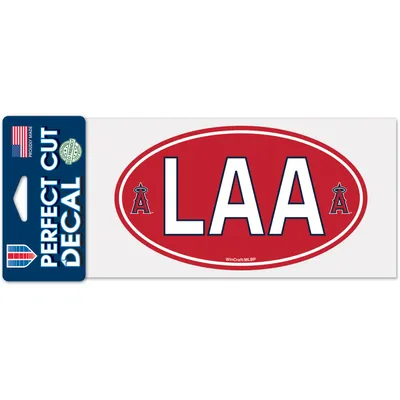 Los Angeles Angels WinCraft 4'' x 8'' Perfect Cut Decal