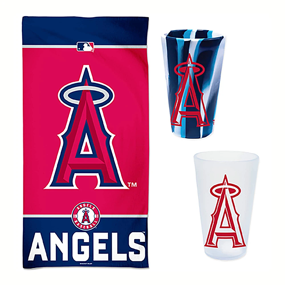 Pack d'accessoires pour la journée à la plage WinCraft Los Angeles Angels