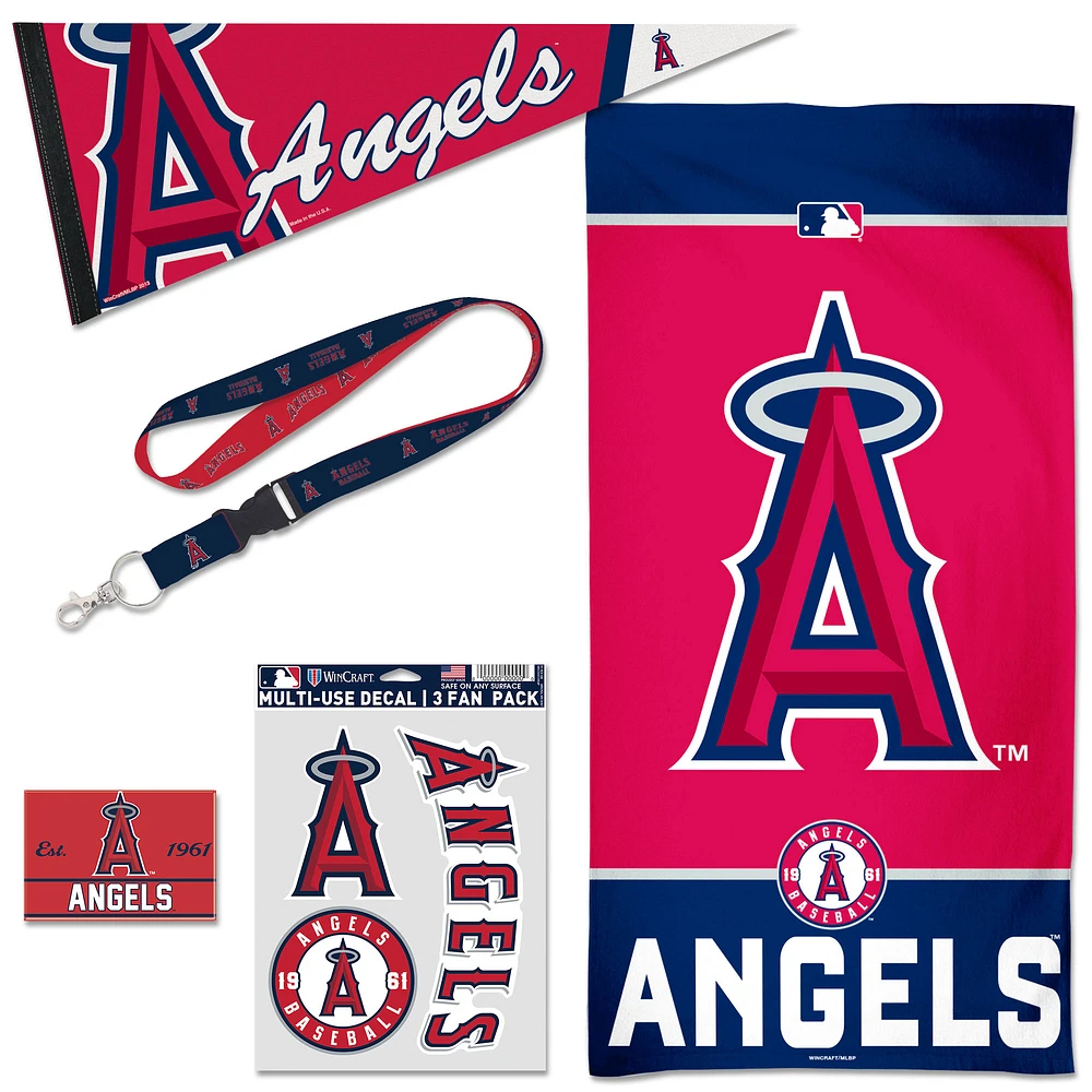 Pack d'accessoires pour fans de WinCraft Los Angeles Angels House