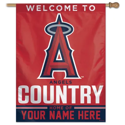Los Angeles Angels WinCraft Personalized 27'' x 37'' 1-Sided Vertical Banner