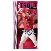 WinCraft Mike Trout Los Angeles Angels 30'' x 60'' Spectra Beach Towel