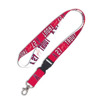 WinCraft Mike Trout Los Angeles Angels Buckle Player - Lanyard