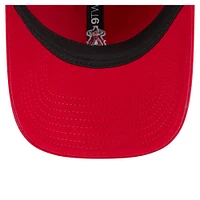 Casquette ajustable New Era rouge Los Angeles Angels Preppy Team 9TWENTY pour femme