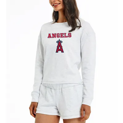 Lids Los Angeles Rams Concepts Sport Women's Crossfield Long Sleeve Top &  Shorts Set - Cream