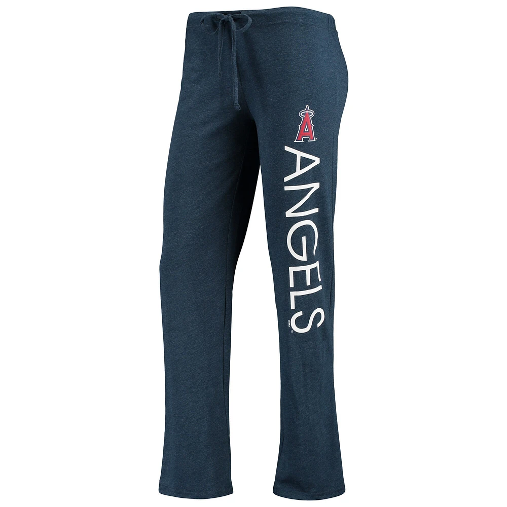 Concepts Sport Ensemble de nuit avec débardeur et pantalon Los Angeles Angels Meter Muscle bleu marine/rouge pour femme