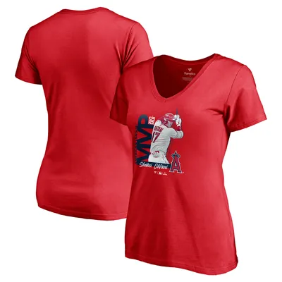 Lids Shohei Ohtani Los Angeles Angels Fanatics Branded Women's Plus Player  Split Body T-Shirt - Red