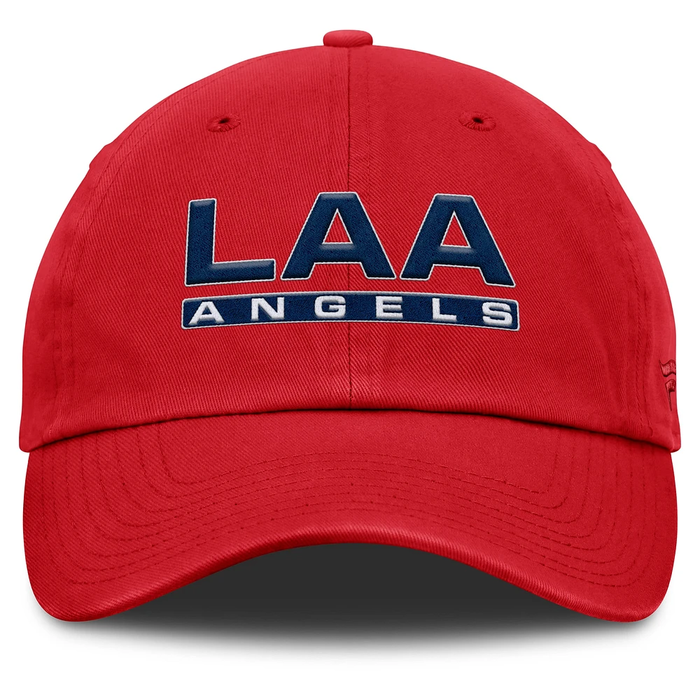 Women's Fanatics Red Los Angeles Angels Fly Out Adjustable Hat