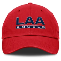 Women's Fanatics Red Los Angeles Angels Fly Out Adjustable Hat