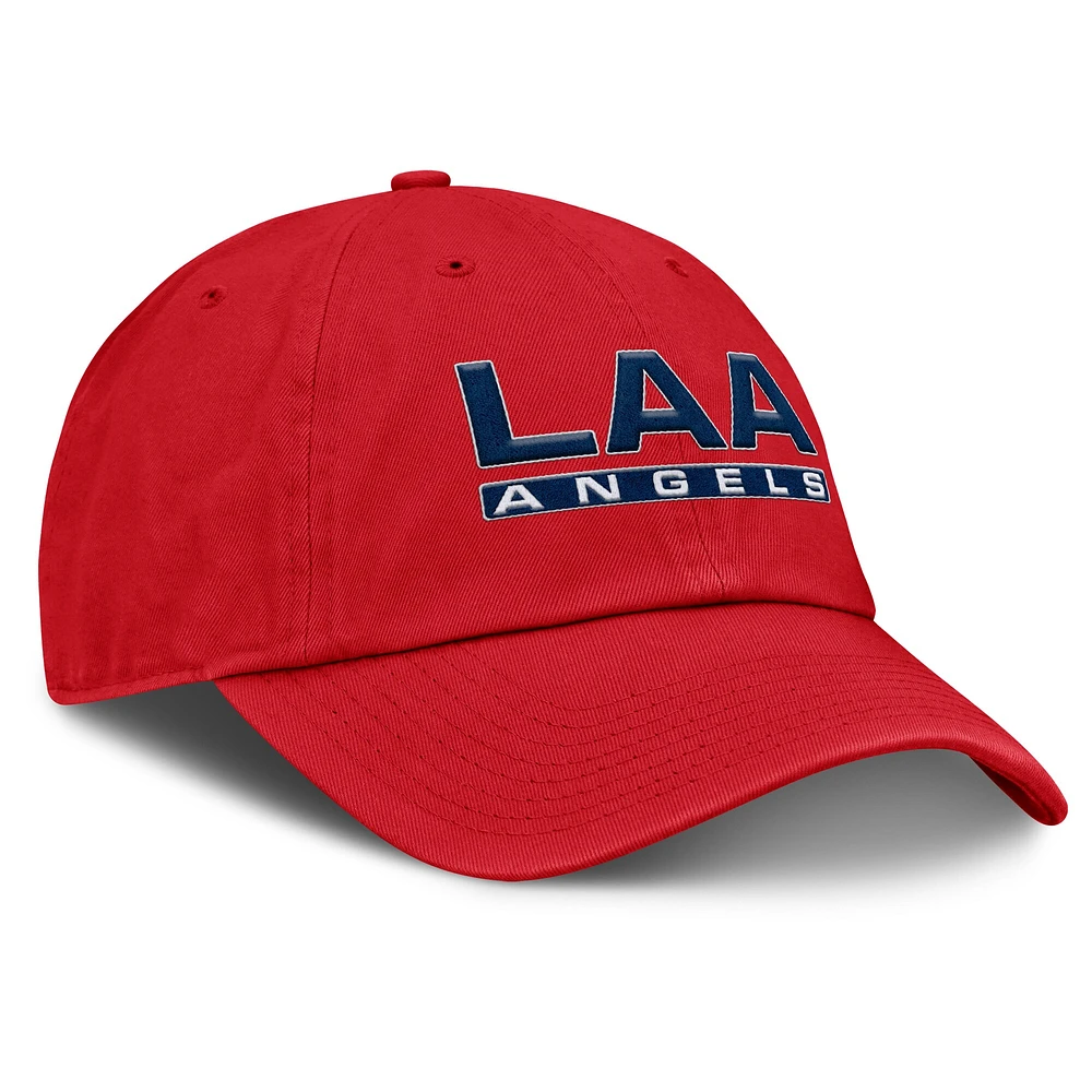Women's Fanatics Red Los Angeles Angels Fly Out Adjustable Hat