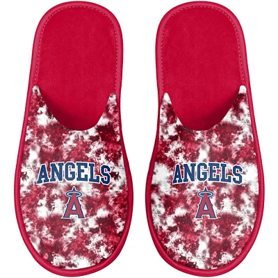 Chaussons FOCO Los Angeles Angels Iconic Logo Scuff pour femmes