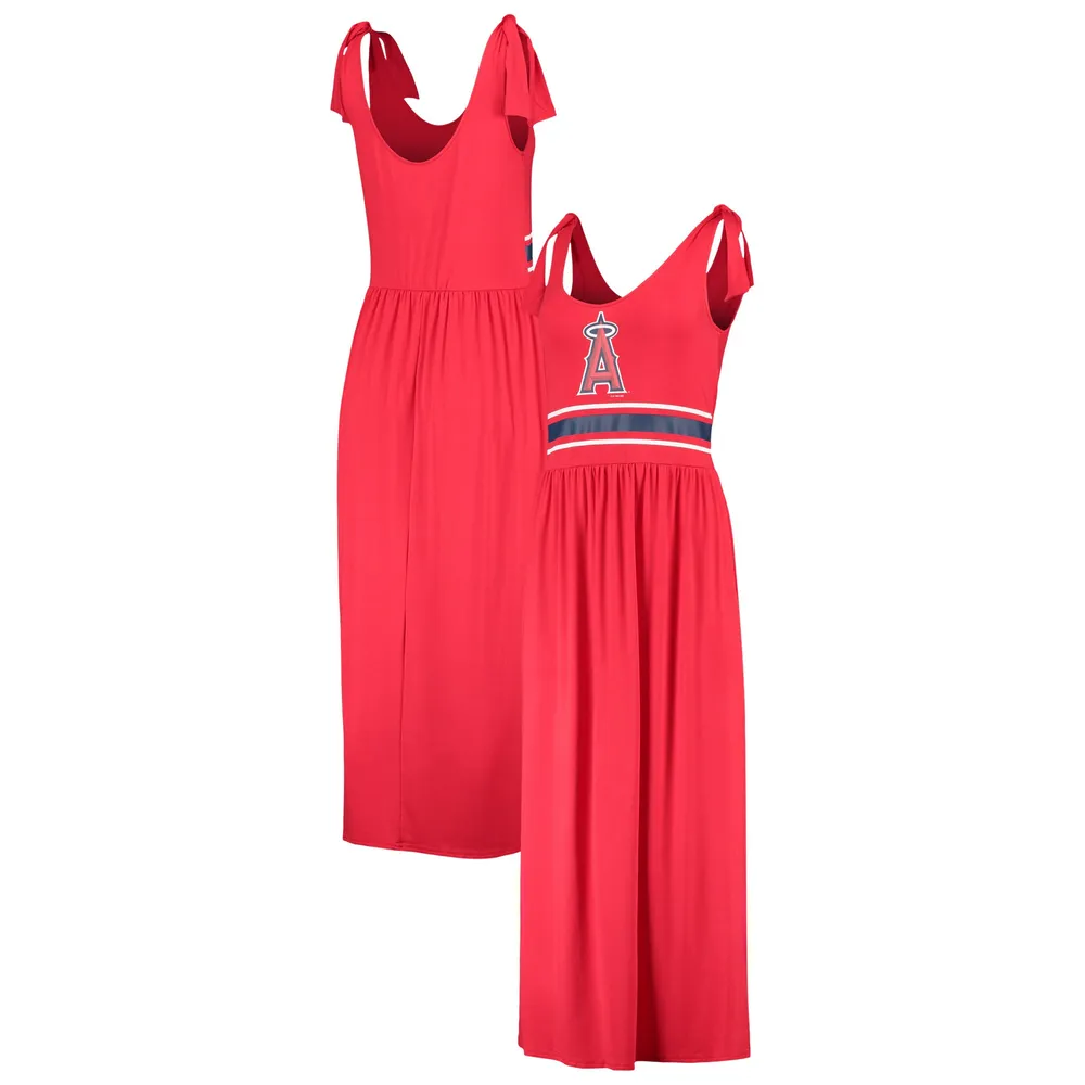 G-III 4Her by Carl Banks Red Atlanta Falcons Game Over Maxi Dress