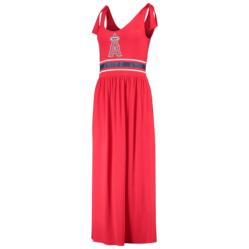 Robe longue pour femme G-III 4Her by Carl Banks Los Angeles Angels Game Over rouge