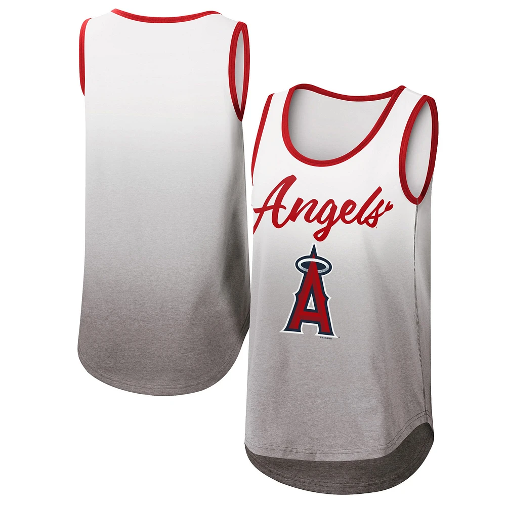 Débardeur pour femme G-III 4Her by Carl Banks blanc Los Angeles Angels Logo Opening Day