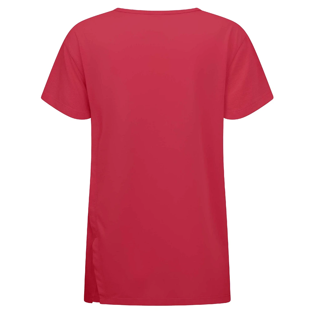 Women's Levelwear Red Los Angeles Angels Influx Rafters T-Shirt