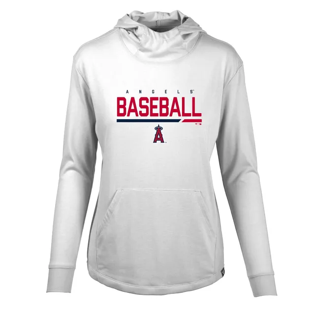 Lids Houston Astros Levelwear Women's Vivid Scuba Neck Long Sleeve Hoodie T- Shirt - Heather Charcoal