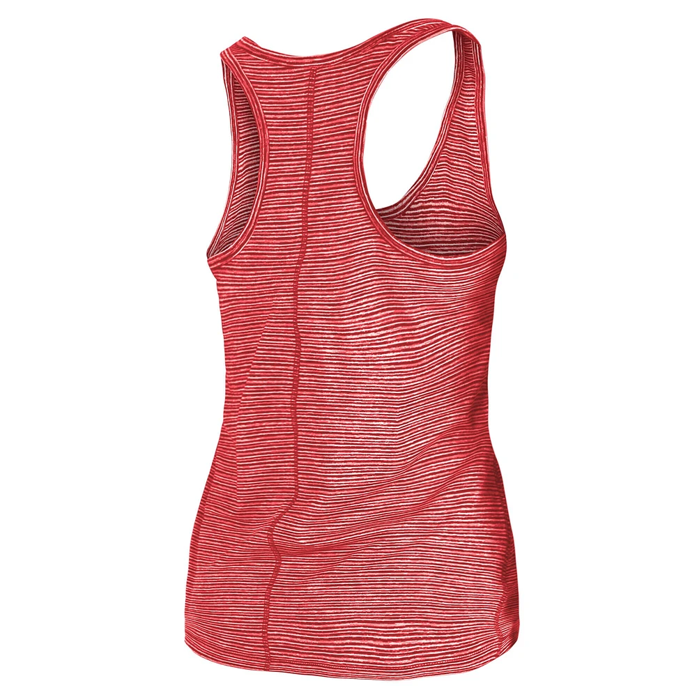 Women's New Era Red Los Angeles Angels Active Racerback Tank Top