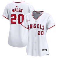 Maillot de joueur Nike Jared Walsh blanc Los Angeles Angels Home Limited pour femme