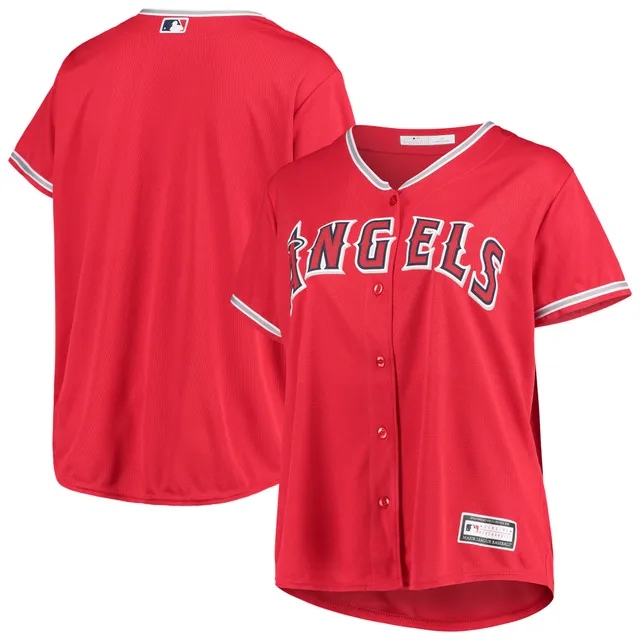Nike Men's Los Angeles Angels Mike Trout Red Alternate Replica Player Jersey