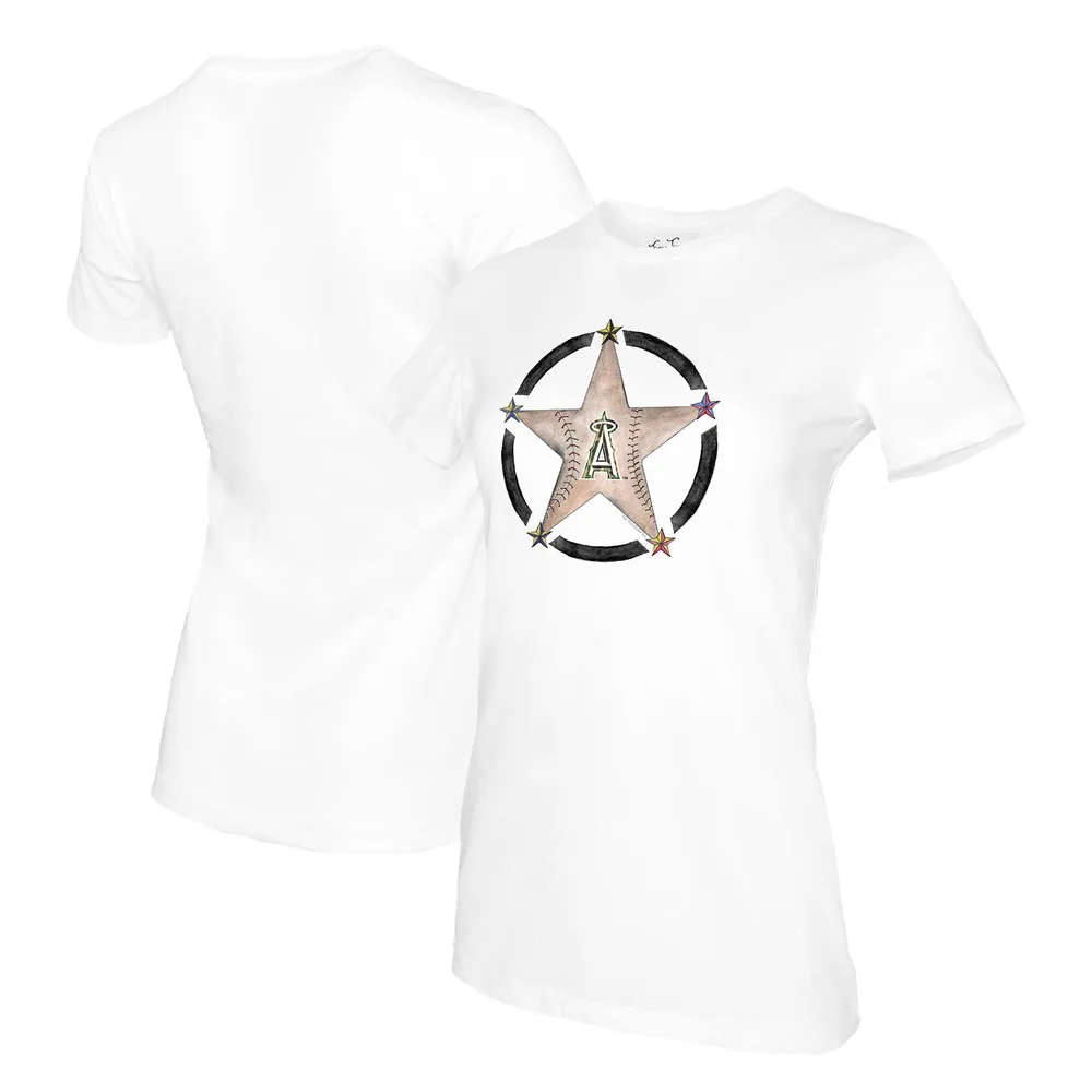 Lids Los Angeles Angels Tiny Turnip Women's Military Star T-Shirt