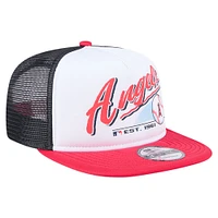 Casquette Snapback rétro 9FIFTY Los Angeles Angels New Era blanche pour jeunes