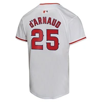 Maillot de joueur à domicile Nike Travis d'Arnaud blanc Los Angeles Angels pour jeunes
