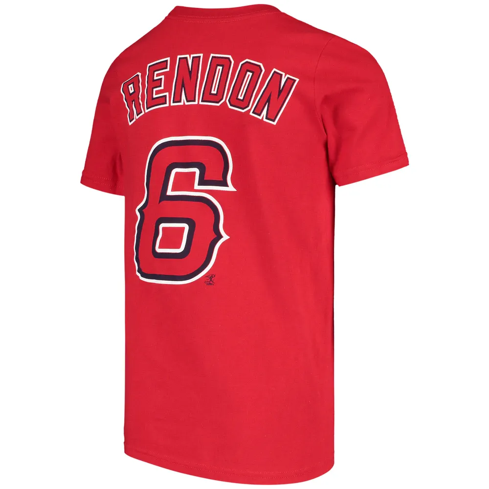 T-shirt rouge avec nom et numéro des Los Angeles Angels Nike Anthony Rendon pour jeune