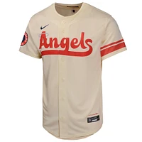 Maillot Nike Crème Los Angeles Angels City Connect Limited pour jeunes