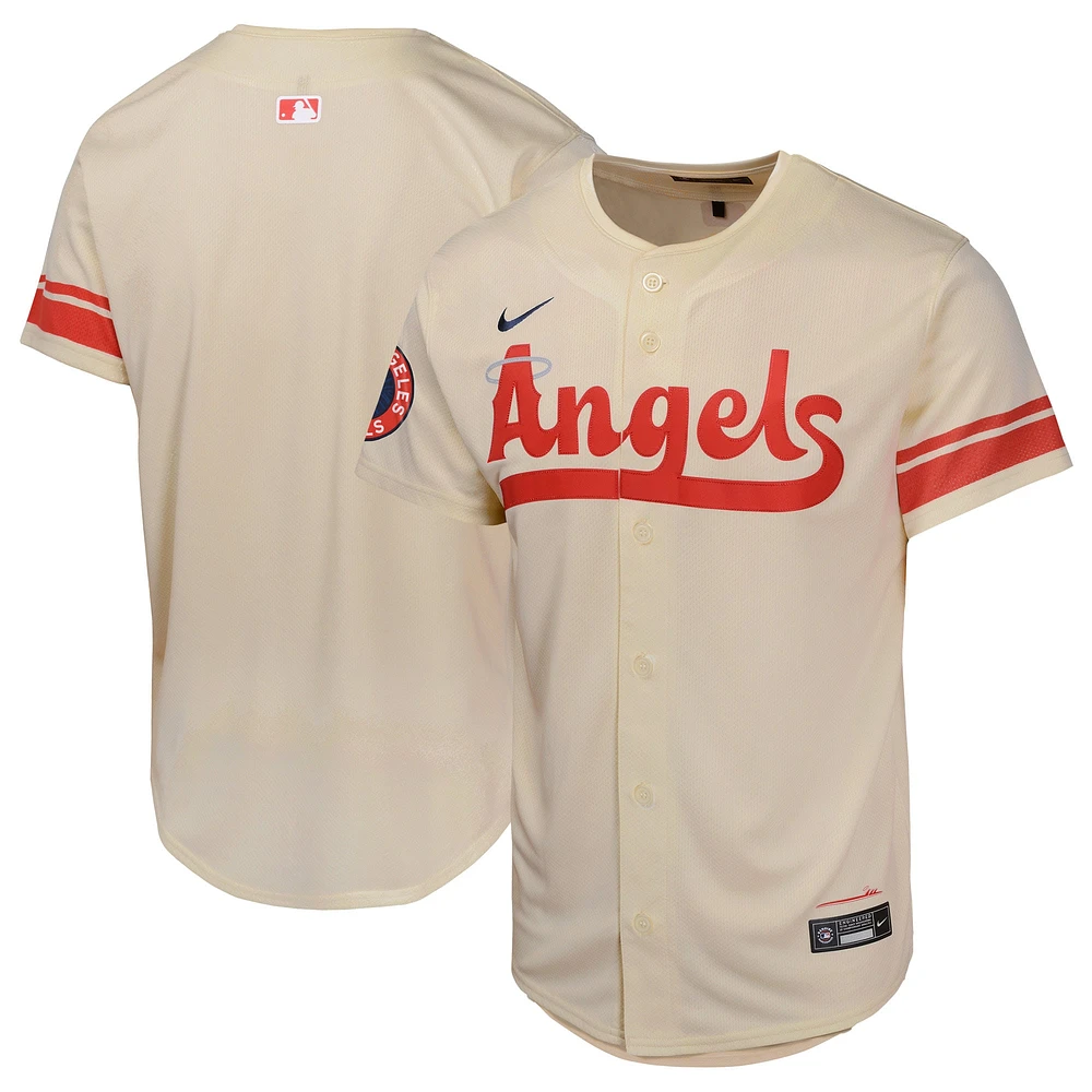 Youth Nike  Cream Los Angeles Angels City Connect Limited Jersey