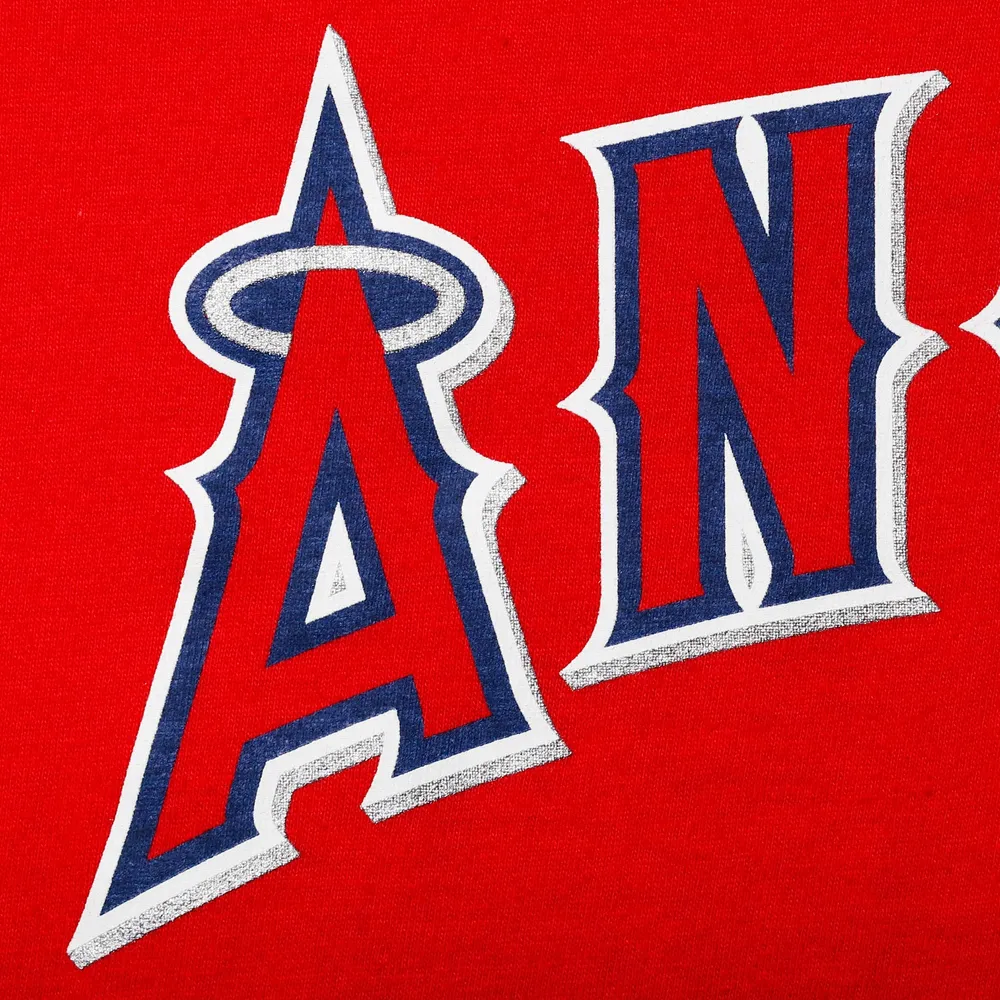 Preschool Nike Mike Trout Red Los Angeles Angels Player Name & Number T- Shirt