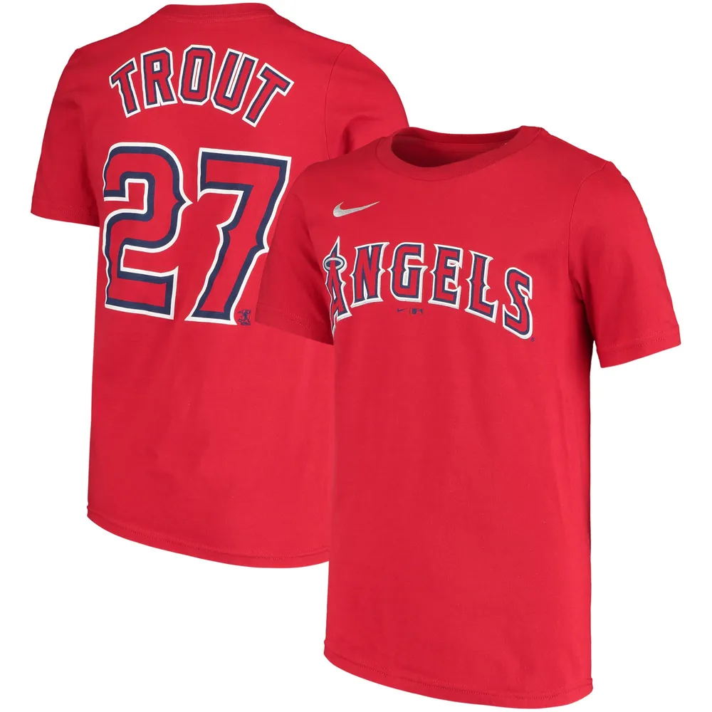 Nike Youth Los Angeles Angels Mike Trout Official Player Jersey